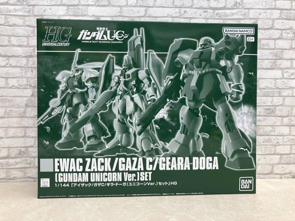 未組立品 プラモデル バンダイ 1 144 アイザック ガザC ギラ ドーガ ユニコーンVer. セット HGUC 機動戦士ガンダムUC プレバン