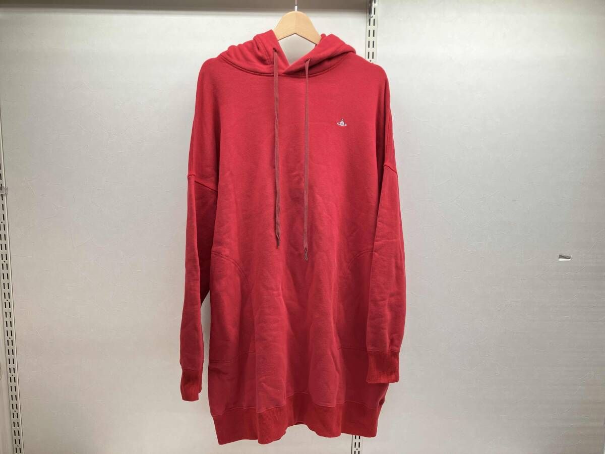 Vivienne Westwood ヴィヴィアン ウエストウッド ロングパーカー サイズ M レッド RED LABEL