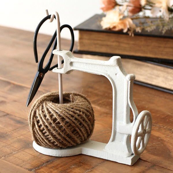 オブジェ 置物 アイアン 糸巻機 おしゃれ ガーデンオブジェ レトロ