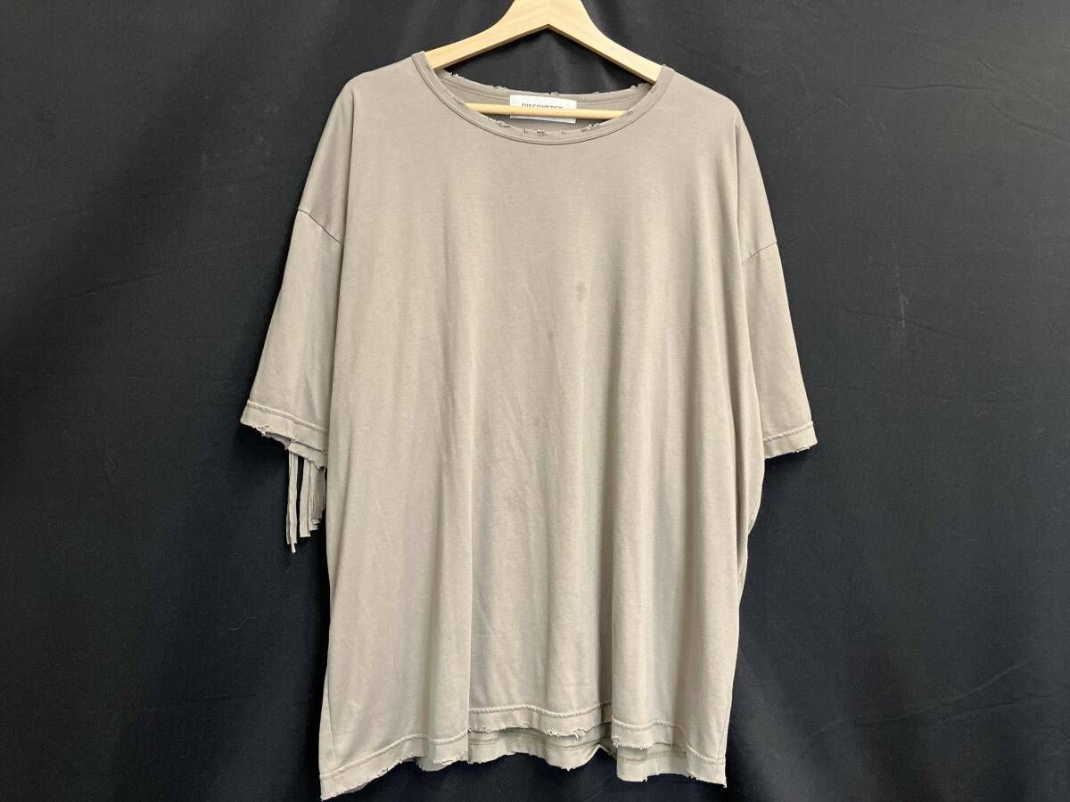 DISCOVERED ディスカバード DC-SS25-CU-06 半袖フリンジTシャツ