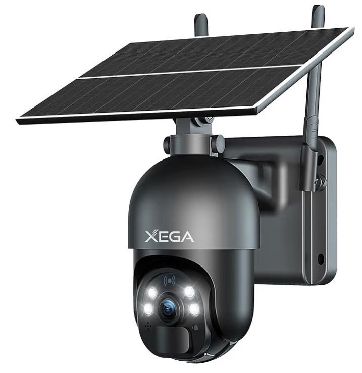 防犯カメラ ソーラー モーションセンサー 暗視 双方向オーディオ HD