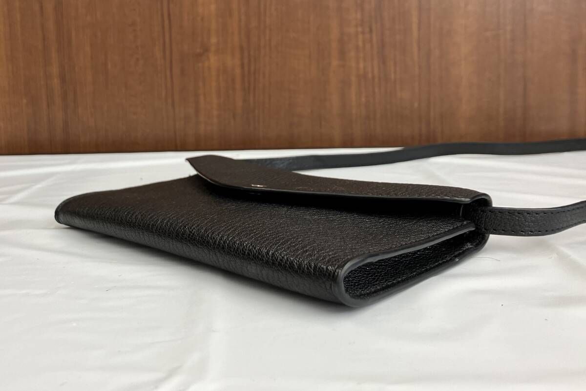  LEMAIRE ルメール 2025 AW ENVELOPPE CONTINENTAL WALLET 長財布 ショルダーバッグ ブラック 財布 バッグ ポーチ 長財布 小物