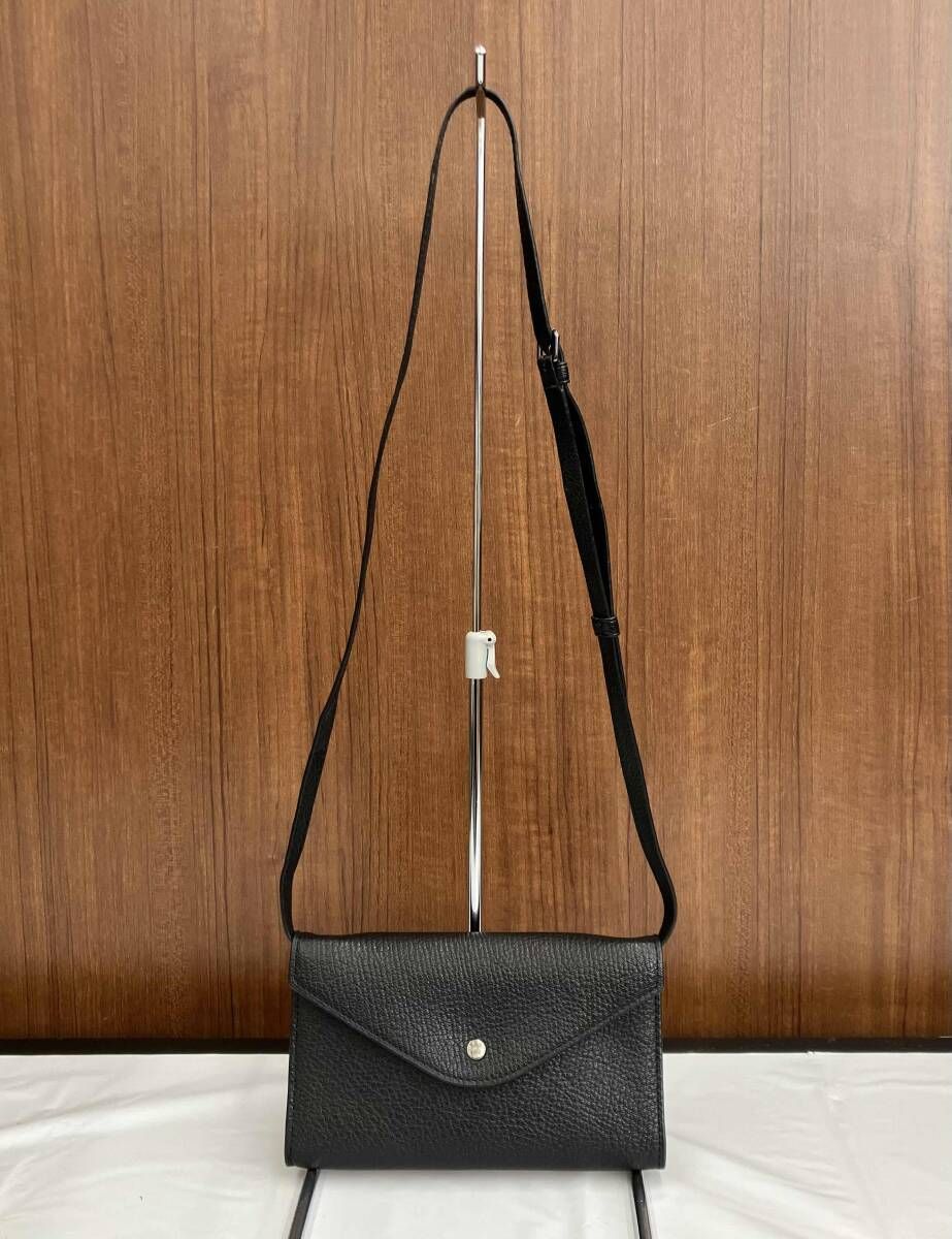 LEMAIRE ルメール 2025AW ENVELOPPE CONTINENTAL WALLET 長財布 ショルダーバッグ ブラック 財布 バッグ ポーチ