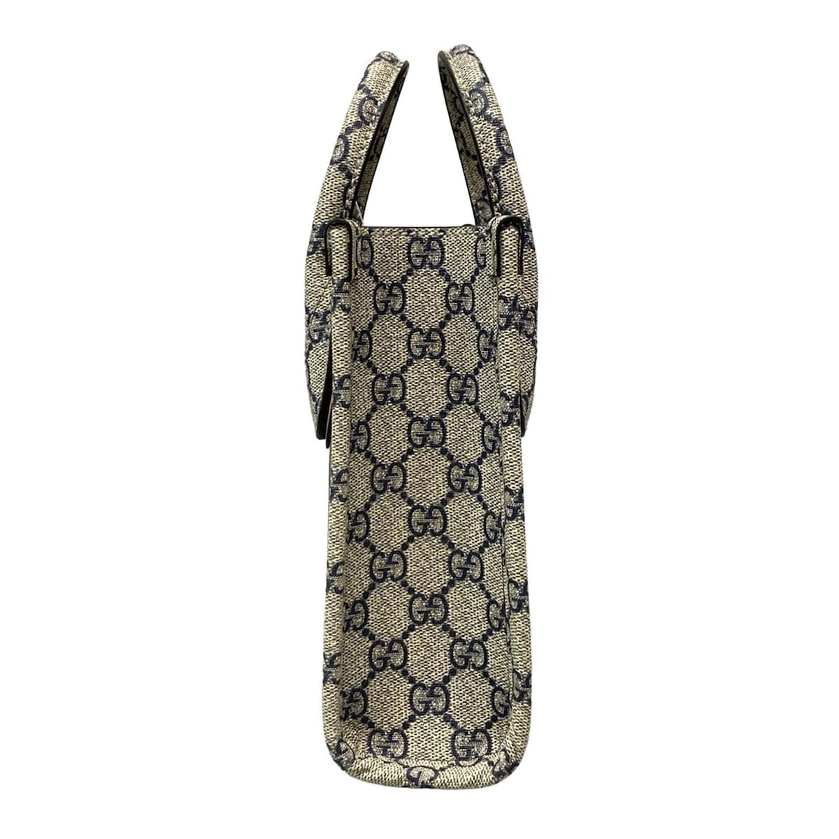 GUCCI グッチ トートバッグ GGスプリーム 699406 ベージュ×ダークブラウン×マルチ ミニバッグ EXQUISITE GUCCI レザー