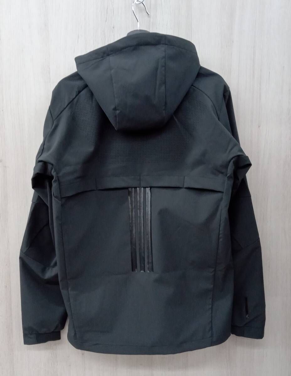 adidas アディダス ジャケット JM2007 アクティブレギュラーフィットストレッチウーブンパーカー ブラック Mサイズ