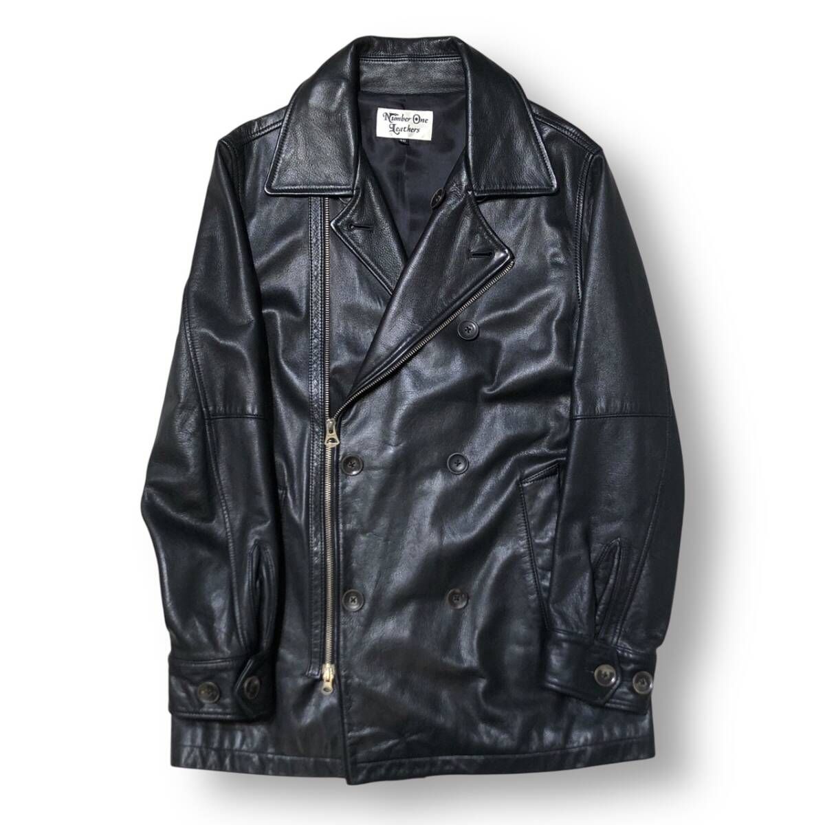 number one leathers RED MOONS LEATHER JACKET レザージャケット サイズ40 ブラック