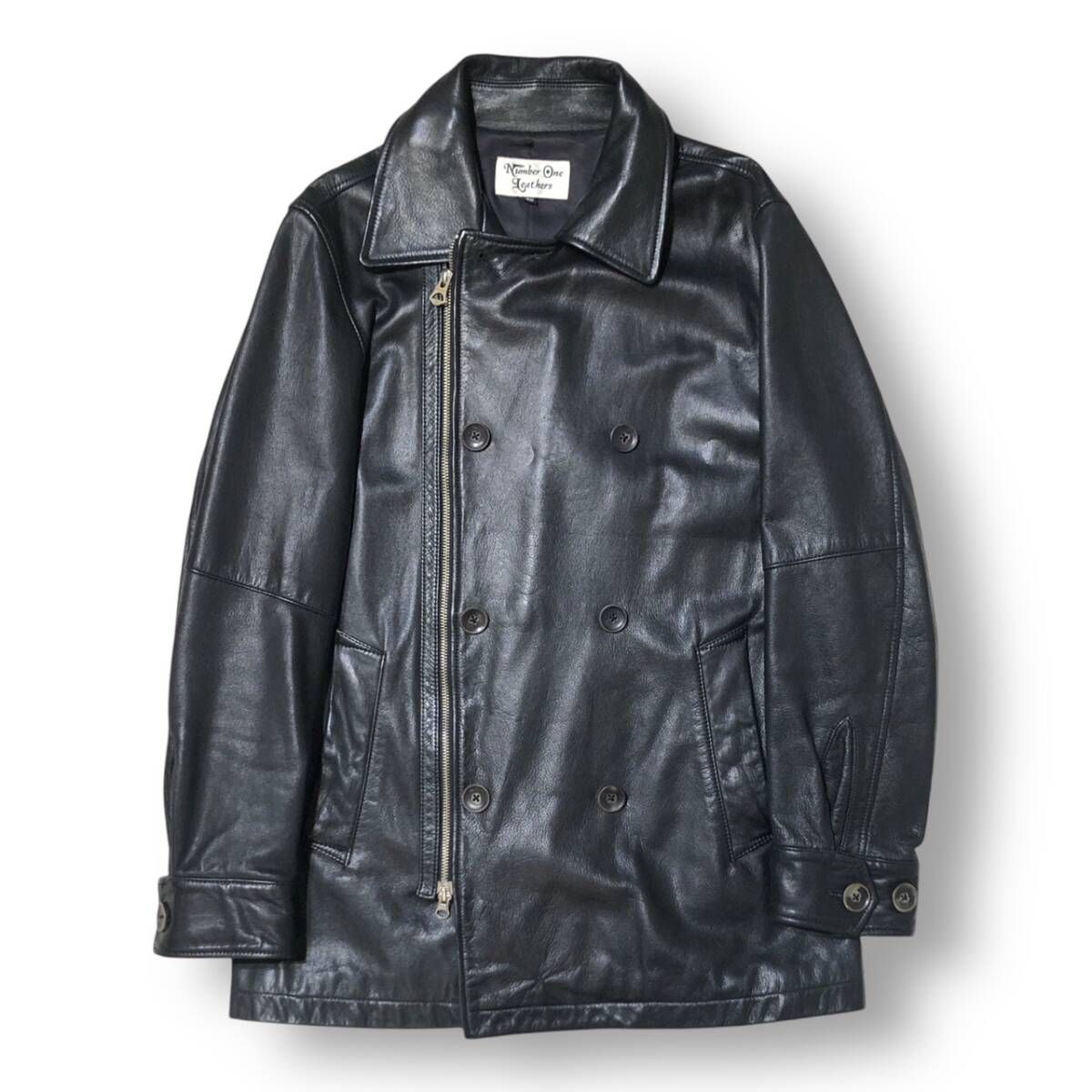 number one leathers RED MOONS LEATHER JACKET レザージャケット サイズ40 ブラック