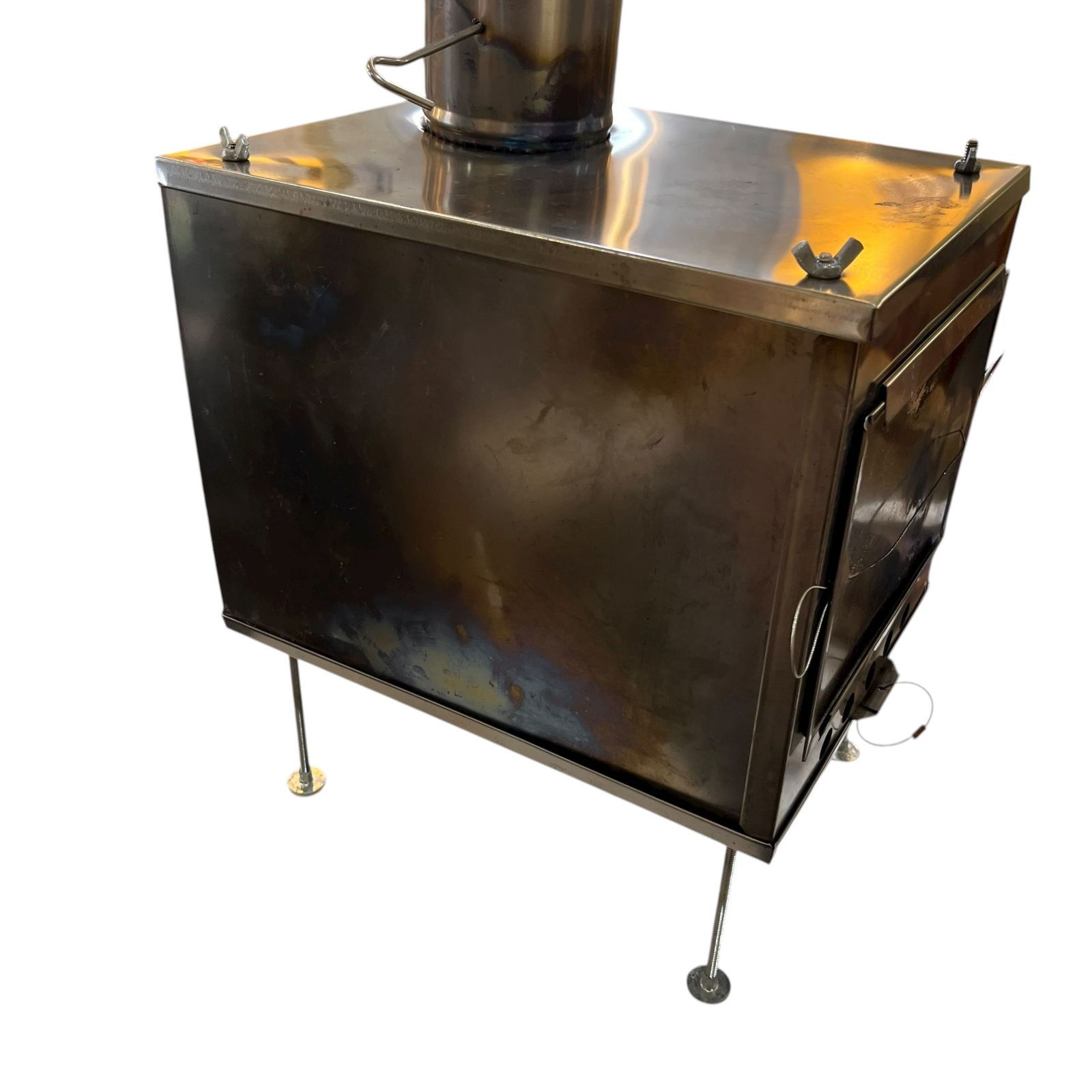 Seek Outside シークアウトサイド ポータブルチタンストーブ Mサイズ 受注生産品 薪ストーブ キャンプ アウトドア OLIVEOS_COM_TR