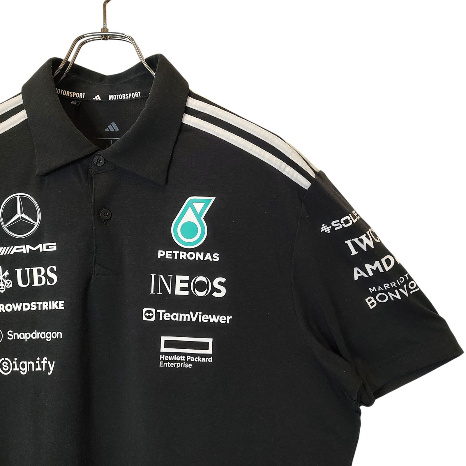 ADIDAS アディダス MERCEDES-AMG PETRONAS F1チーム ポロシャツ JW5391
