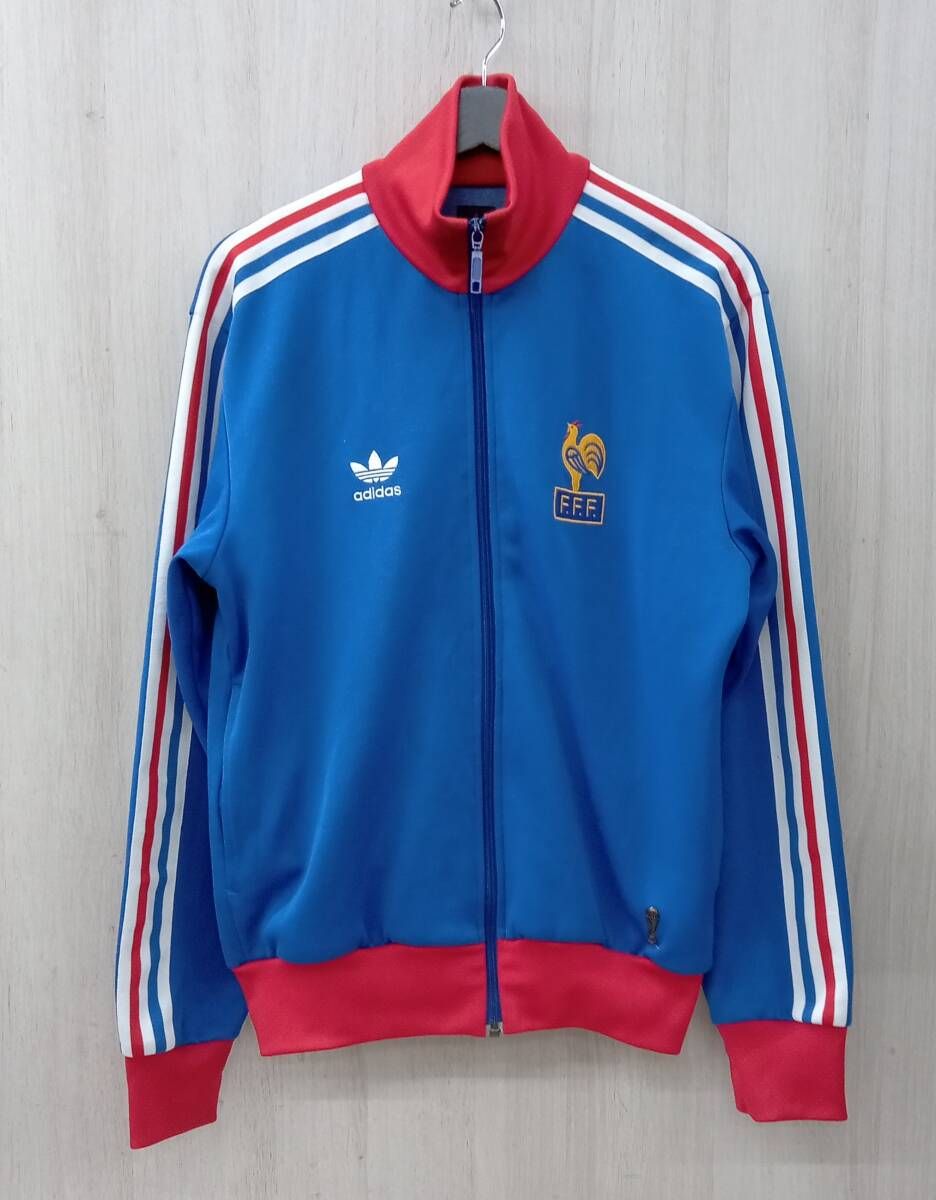 adidas アディダス ジャケット 00s フランス代表 トラックジャケット ブルー Sサイズ