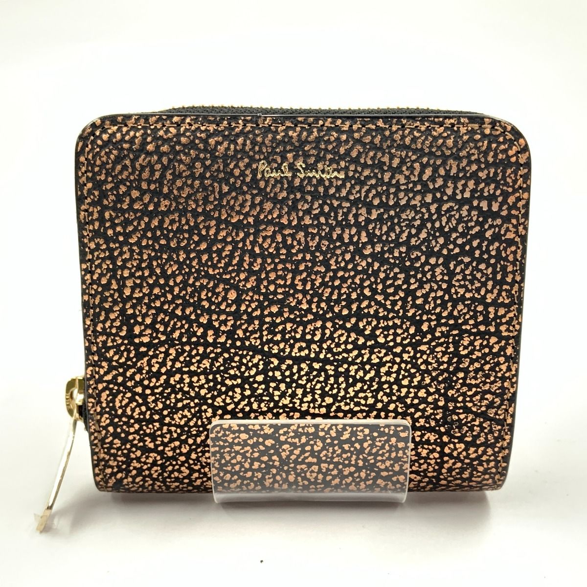 〇〇Paul Smith ポールスミス 二つ折り財布 コンパクトウォレット ゴールド