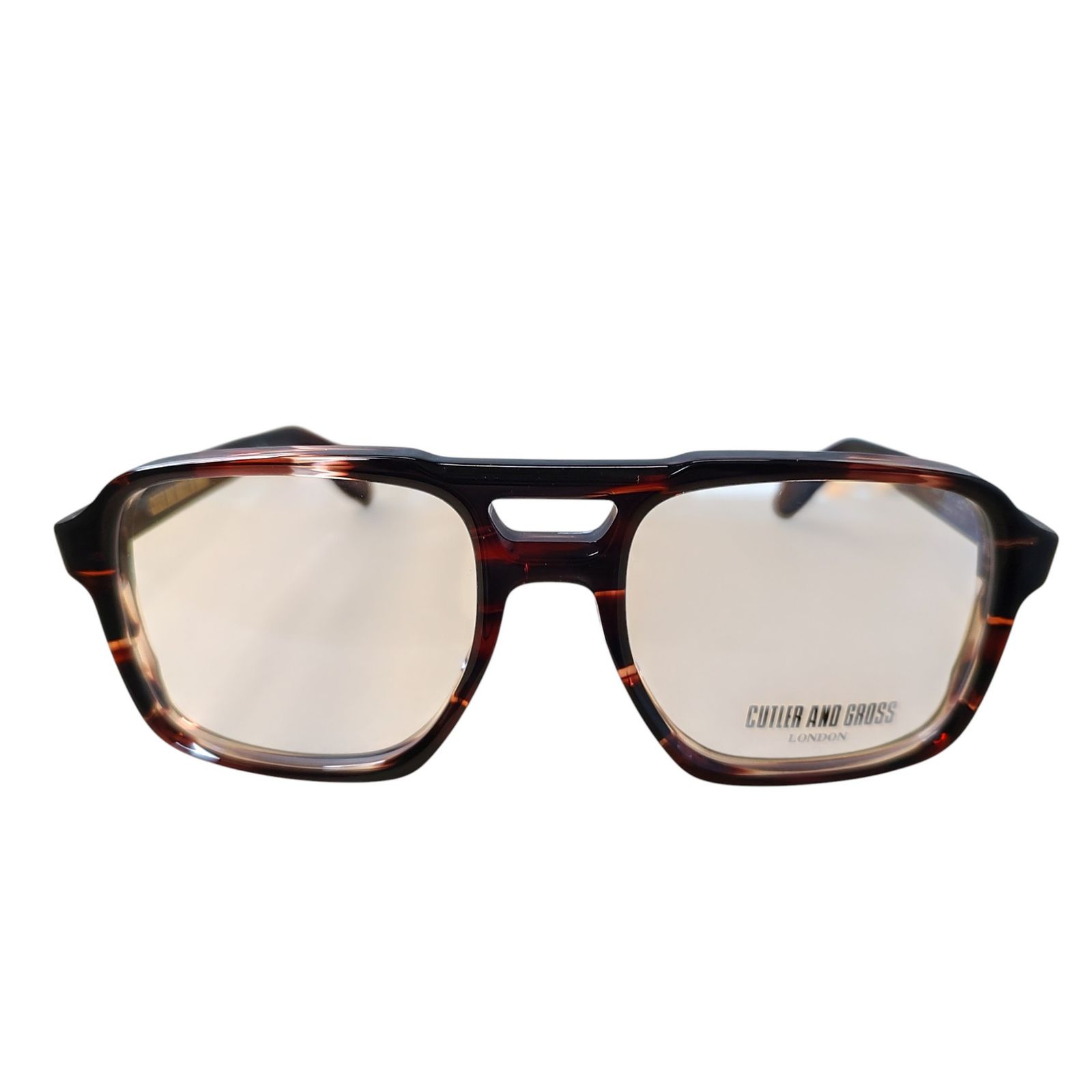 CUTLER AND GROSS カトラーアンドグロス CGOP 1394 14 Aviator Opticals メガネ 眼鏡 ブラウン