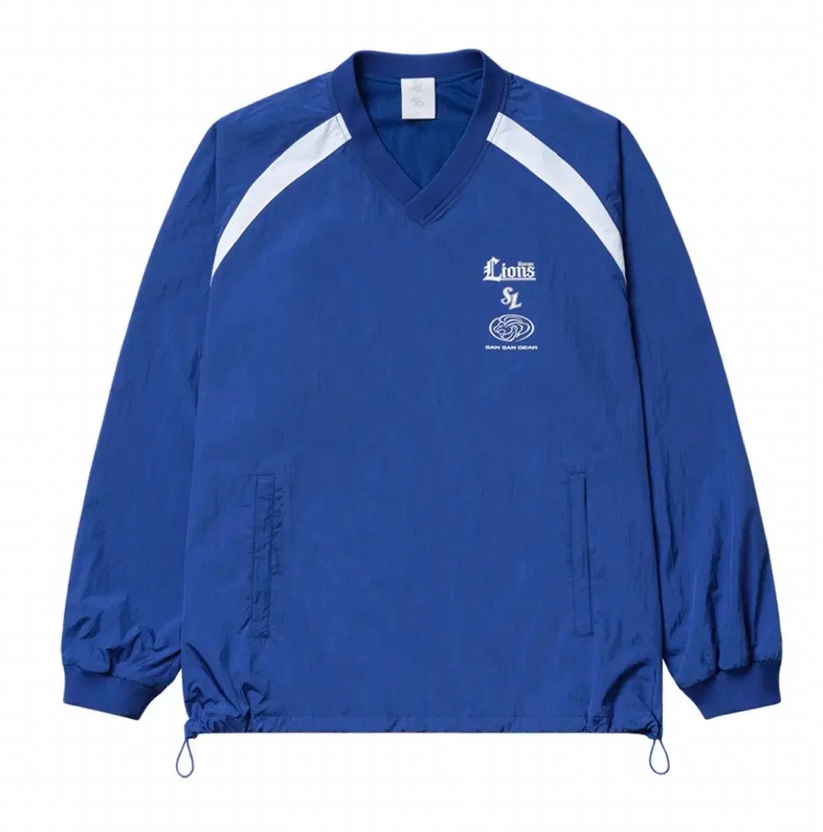 サンサンギアー サムスン ライオンズ ウォームアップ スリーブ ブルー M