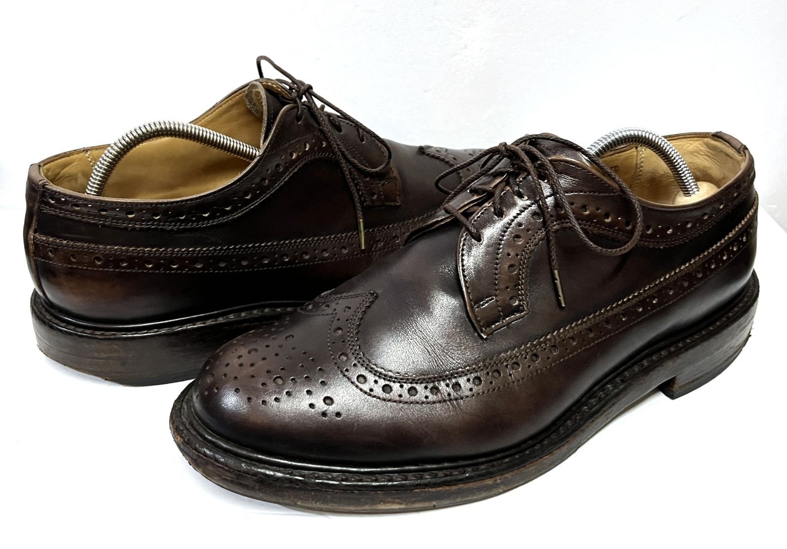 Tricker s|トリッカーズ M7306 Golosh Brogues メダリオン ウイングチップ レザーシューズ ビジネス ドレス 革靴