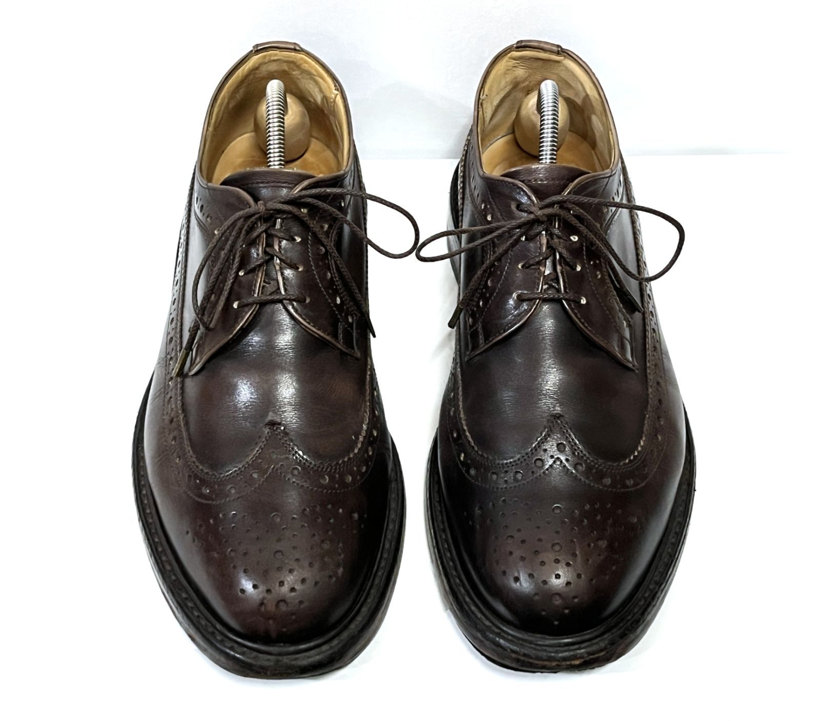 Tricker s|トリッカーズ M7306 Golosh Brogues メダリオン ウイングチップ レザーシューズ ビジネス ドレス 革靴