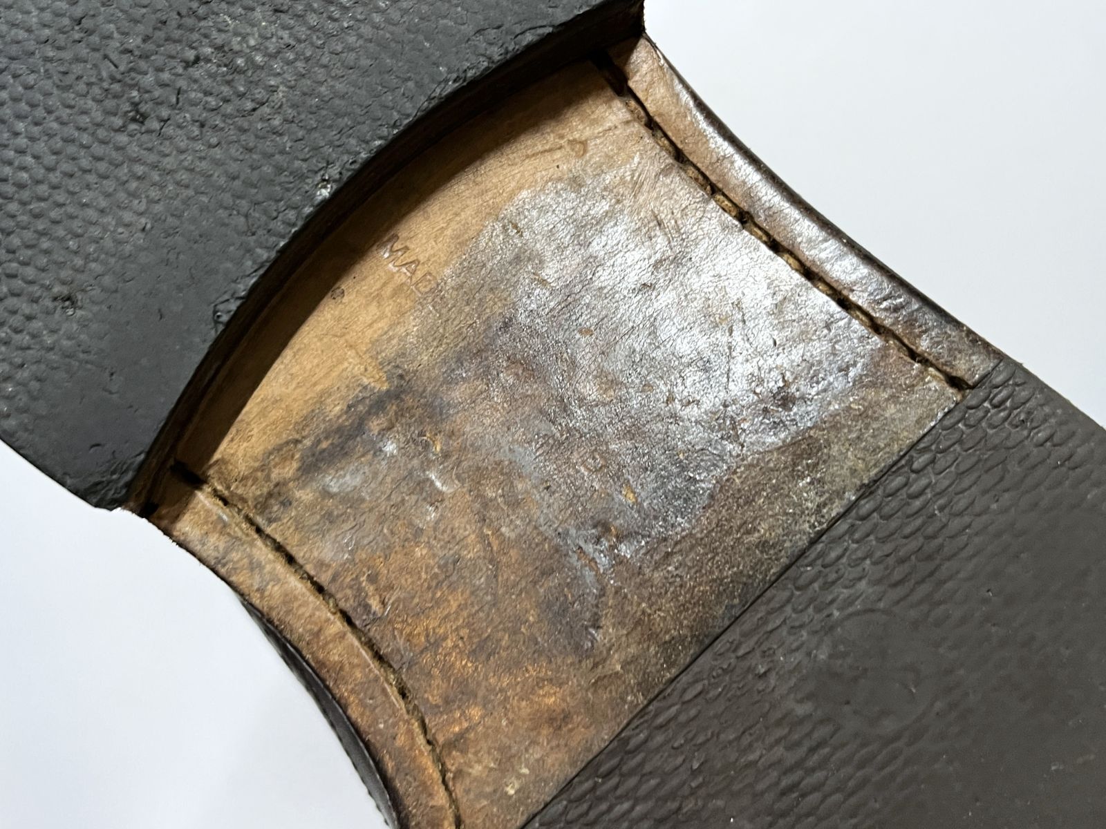 ウイングチップ レザーシューズ