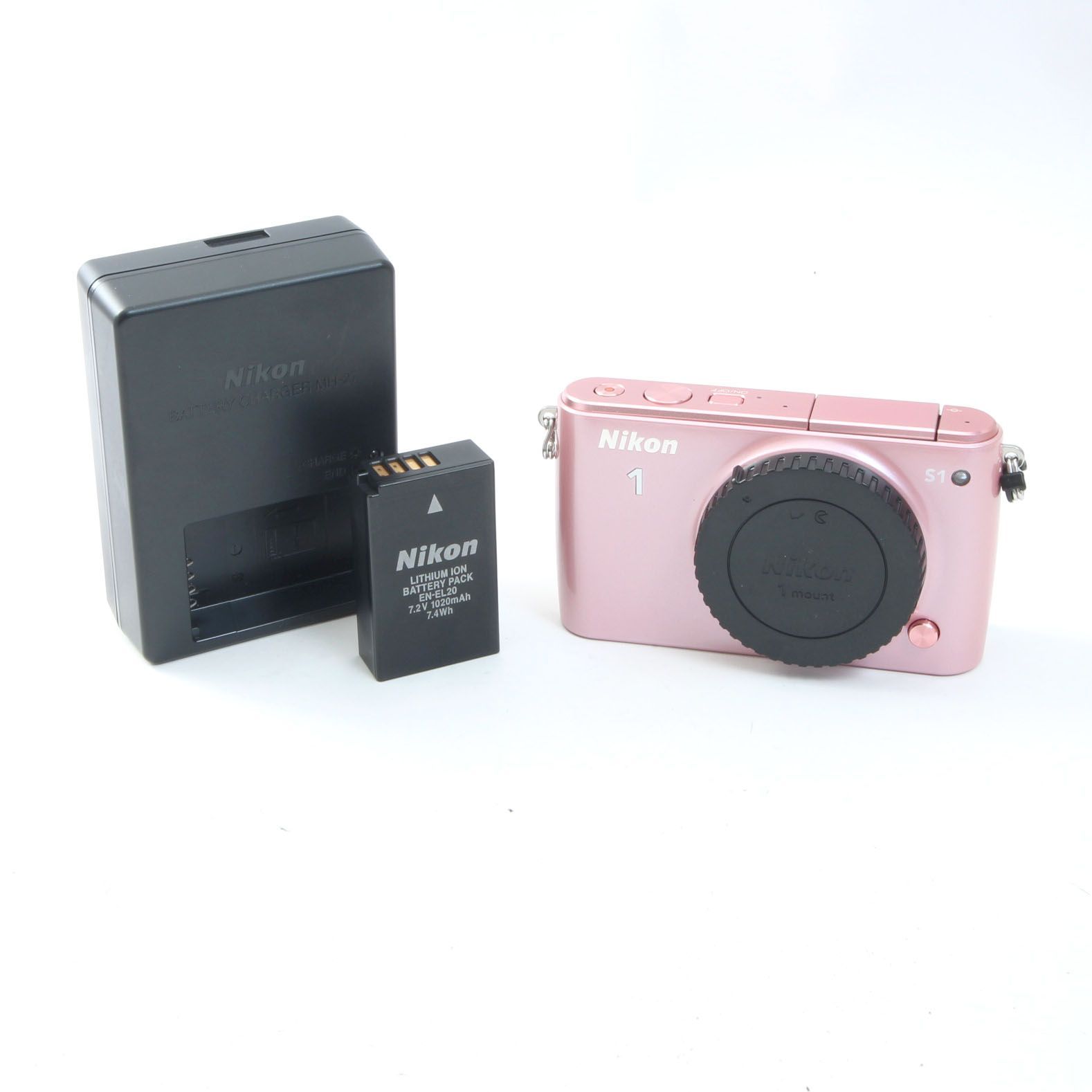 NIKON ニコン Nikon1 S1 ピンク 【シャッター数1310回】 - メルカリ