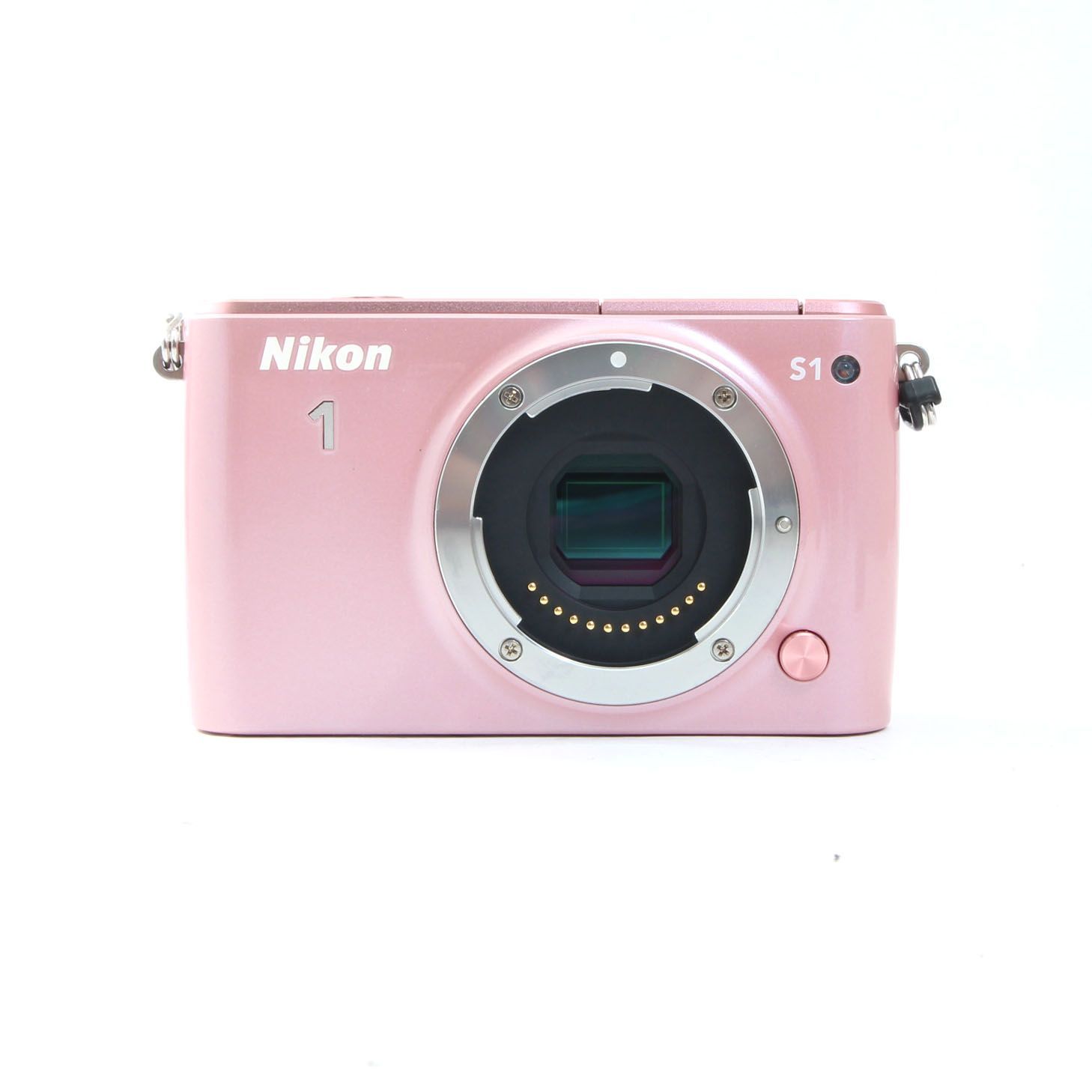 【一時値下】Nikon1 S1 ボディ ピンク Nikon 1 S1 Mirrorless Digital Camera with 11-27.5mm Lens 27620