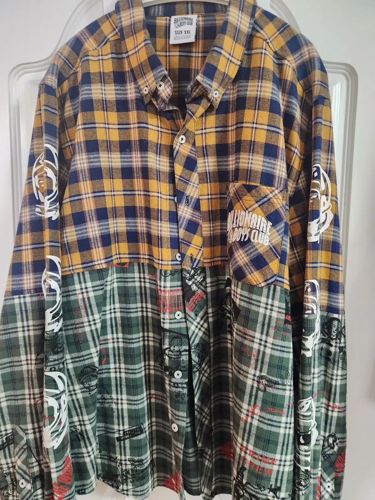 BBC チェックパターン シャツ 2XL XXL