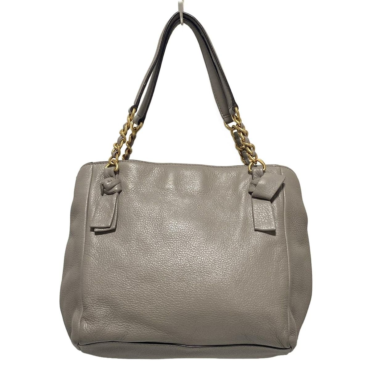  TORY BURCH トリーバーチ トートバッグ - グレー レザー トートバッグ バッグ