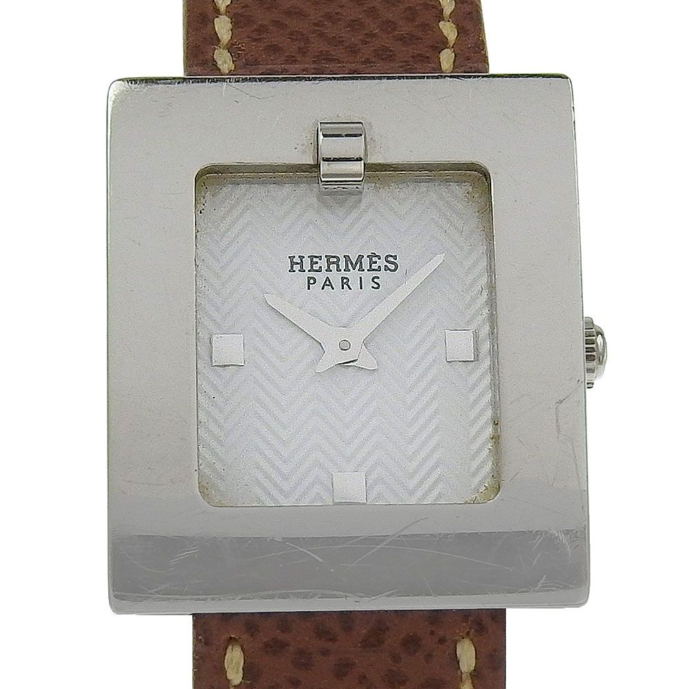 HERMES】エルメス ベルトウォッチ BE1.110 ステンレススチール×レザー