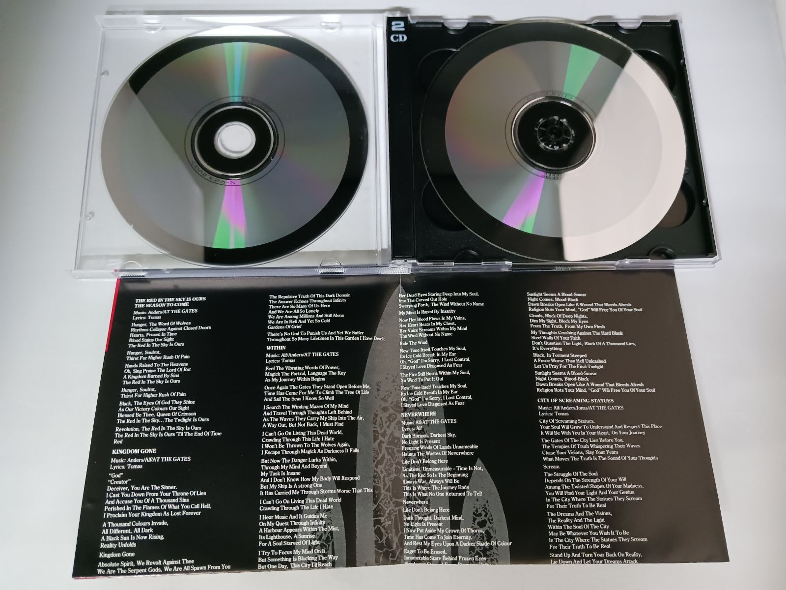 CD アット・ザ・ゲイツ At The Gates The Red in the Sky Is Ours 2枚