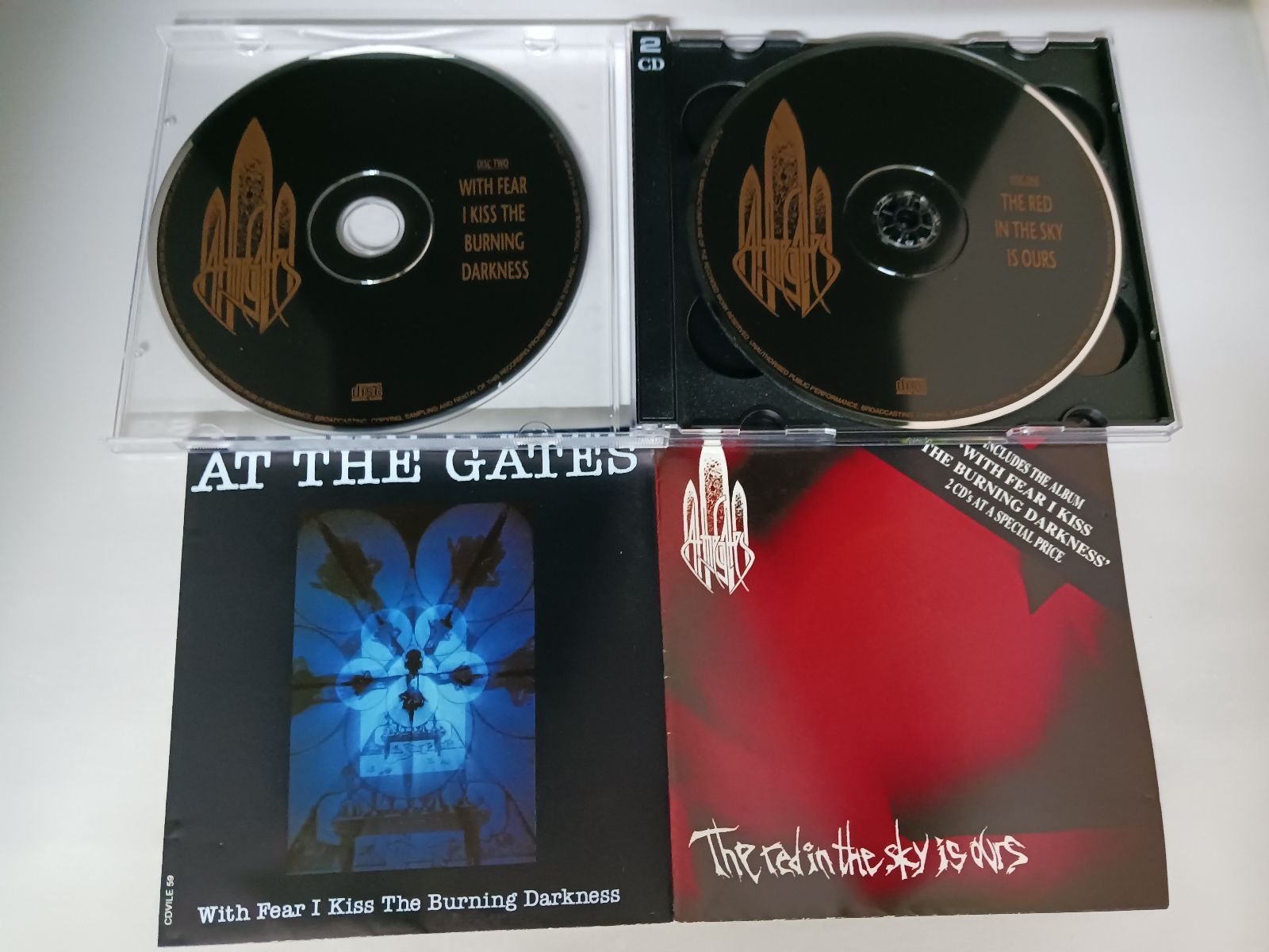 CD アット・ザ・ゲイツ At The Gates The Red in the Sky Is Ours 2枚