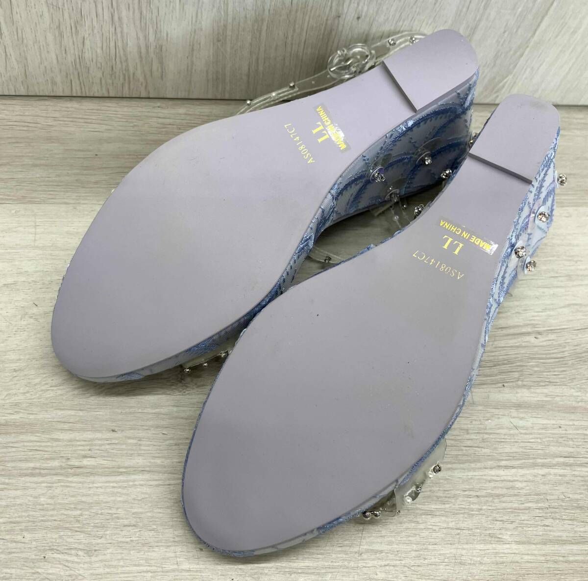  RANDA ランダ サンダル ディズニー THE LITTLE MERMAID リトルマーメイド パープル LL サンダル サンダル ミュール