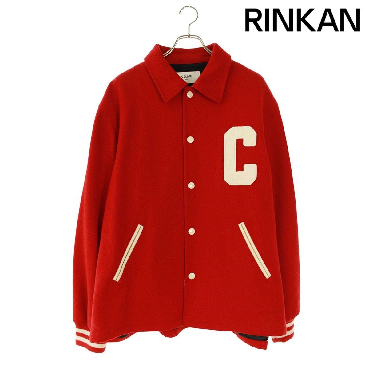 セリーヌ 2V02K896C ベースボールテディウールジャケット メンズ 52