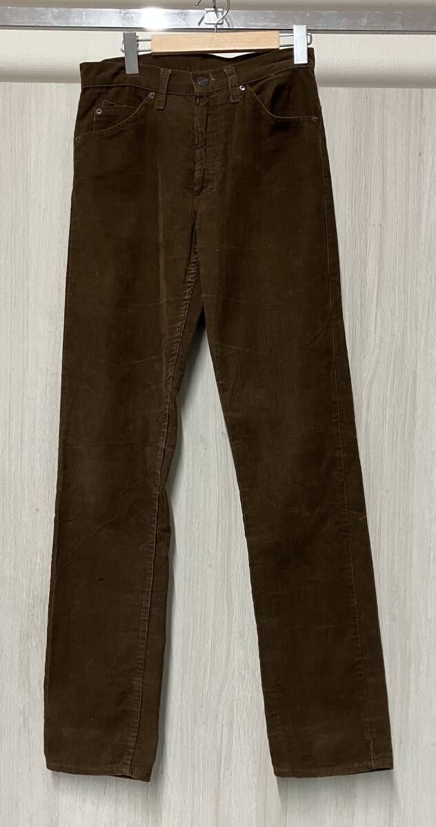 LEVI’S 70 s 505 ボタン裏10 42 TALON コーデュロイパンツ W 28×L 34