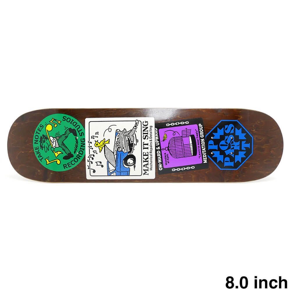 PASS PORT DECK パスポート デッキ TEAM COASTER OM-WARD - UPWARD 8.0 スケートボード スケボー