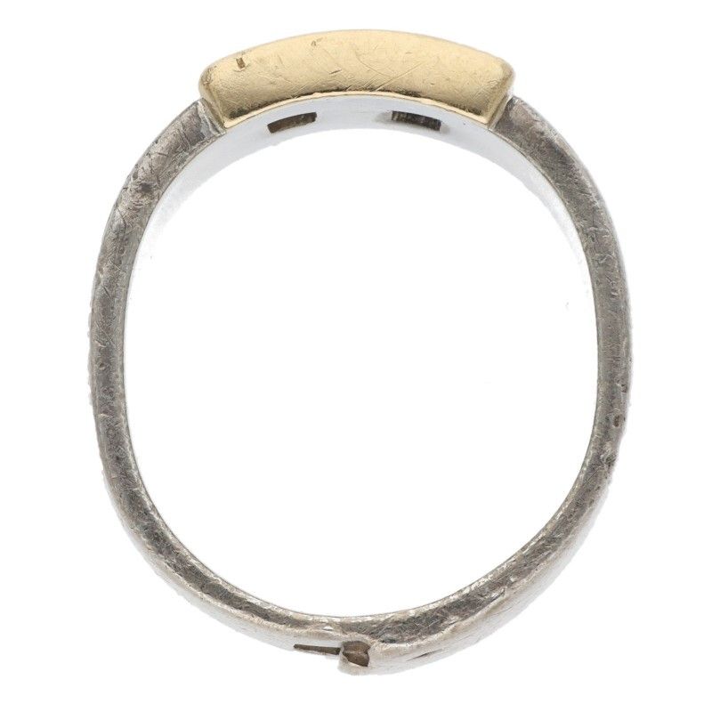  エルメス ヘラクレス Hロゴコンビリング メンズ 60 16 5号 リング 指輪 アクセサリー