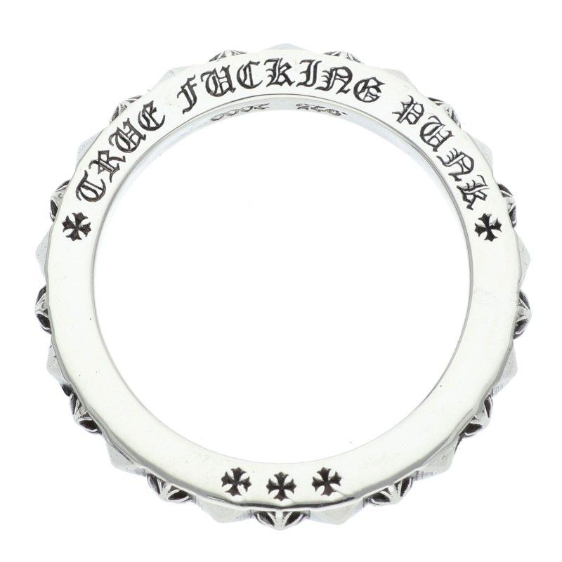 クロムハーツ TFP PNK PLS トゥルーファッキンパンク プラスパンク シルバーリング メンズ 21.5号