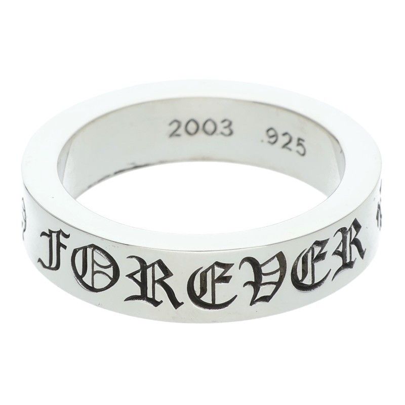 クロムハーツ 6 mm SPACER FOREVER mmスペーサーフォーエバー シルバーリング メンズ 24号