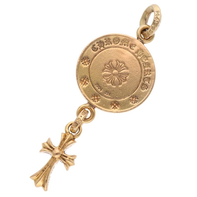 クロムハーツ 22K ANGEL MEDALwCRS BBYFAT/エンジェルメダルwベイビー