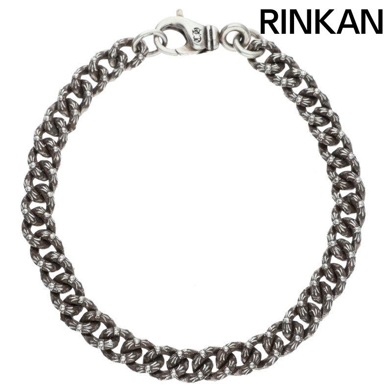 クロムハーツ XTRA FNCY MINI エクストラファンシーミニ シルバーブレスレット メンズ 8inch