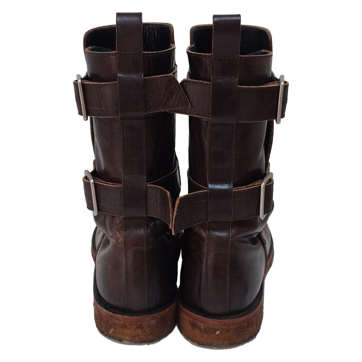  Y s ワイズ ブーツ 6 レディース - ダークブラウン レザー その他 ブーツ