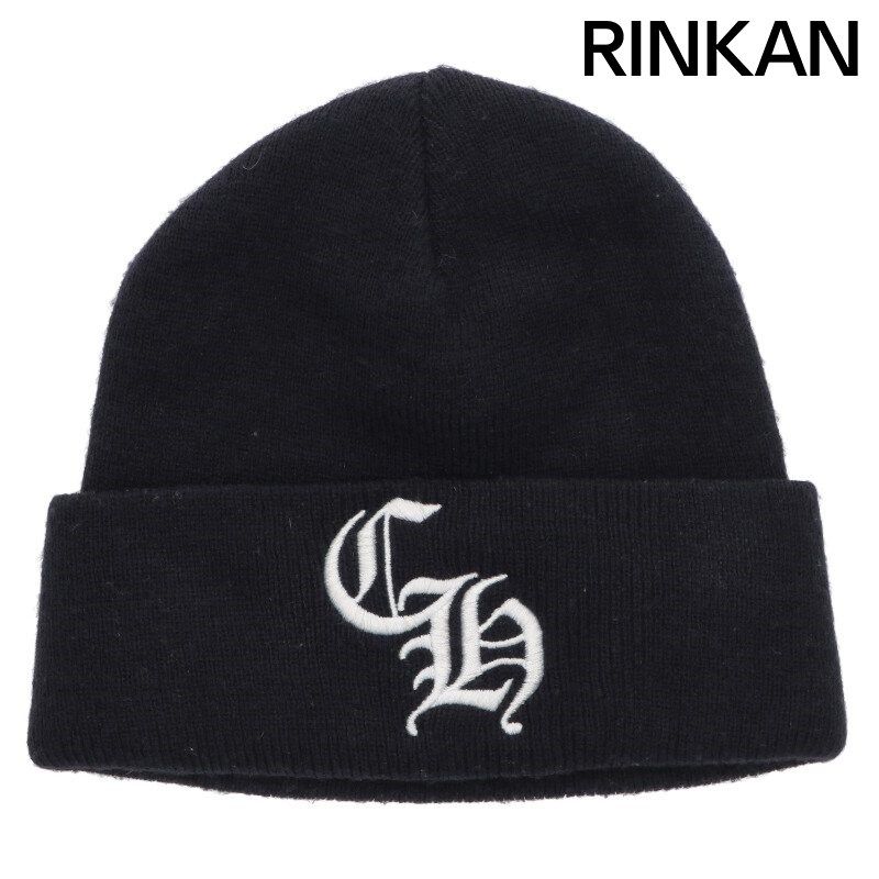 クロムハーツ WOOL WATCH CAP ウールワッチキャップ ロゴ刺繍ニット帽子 メンズ ONE SIZE