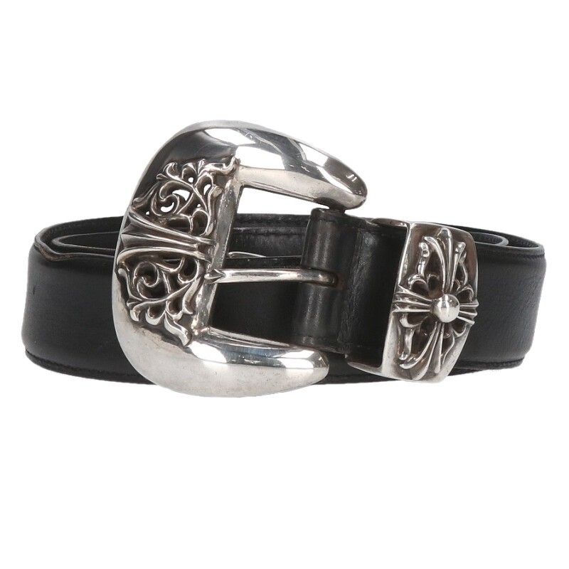 クロムハーツ BLT CLASSIC 3PC/クラシック3PC レザーベルト メンズ 30