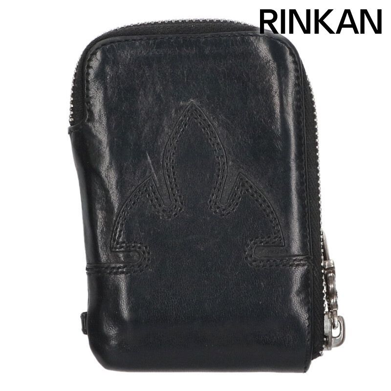 クロムハーツ ONE TRILLION DOLLARS フ ニーダガージップレザーコインケース メンズ