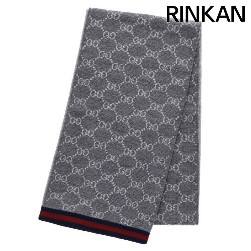 グッチ 325806 3G206 GG総柄マフラー メンズ