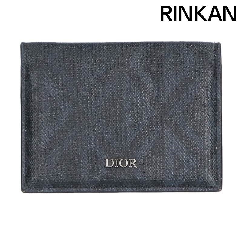 ディオール ダイヤロゴレザーカードケース メンズ