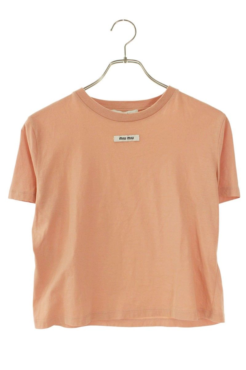 ミュウミュウ MJN484 ロゴ Tシャツ レディース M