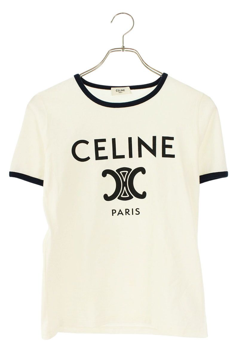 セリーヌ 2X872671Q トリオンフプリントTシャツ レディース XS