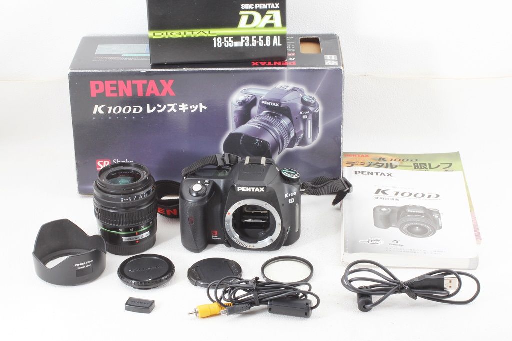 PENTAX K100D レンズキット ペンタックス デジタル 一眼レフ 美品