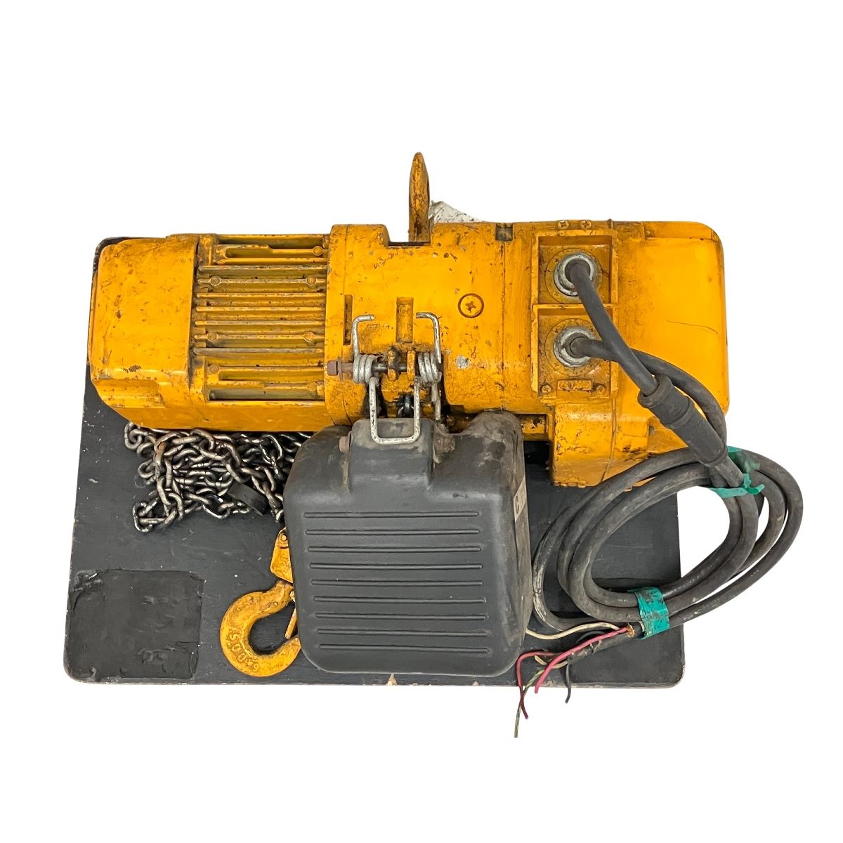店頭受取 KITO キトー 電気チェーンブロック 500kg 三相200V ホイスト 吊り具 工具 ジャンク O10555734