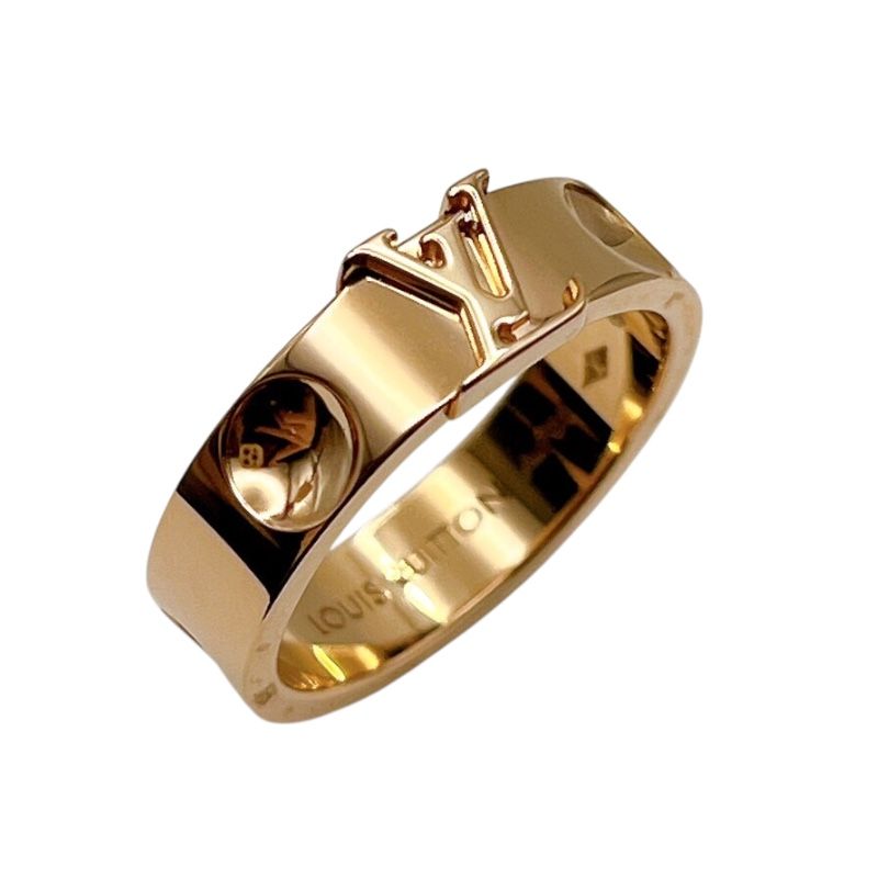 ルイ ヴィトン LOUIS VUITTON バーグアンプラントLVリング ピンクゴールド 750PG ジュエリー
