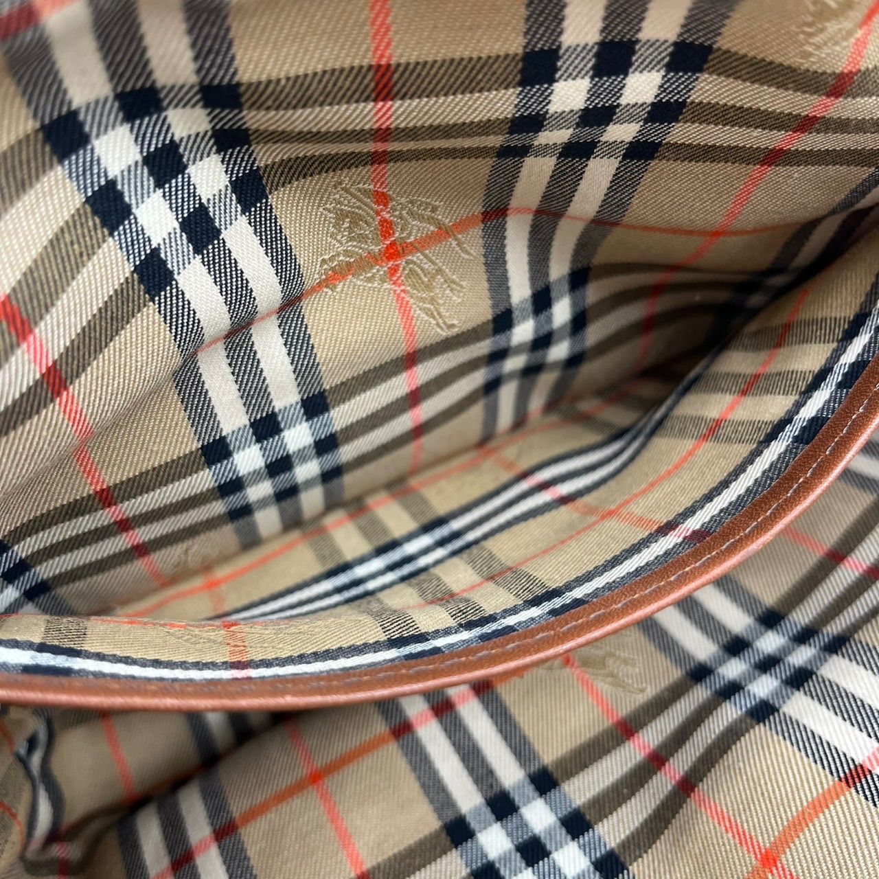 良品】 BURBERRY バーバリー ショルダーバッグ トートバッグ ワン 