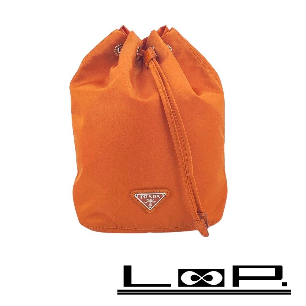 新同 プラダ 巾着 ポーチ 小物入れ テスート ROSSO オレンジ 1NA369 472329 10