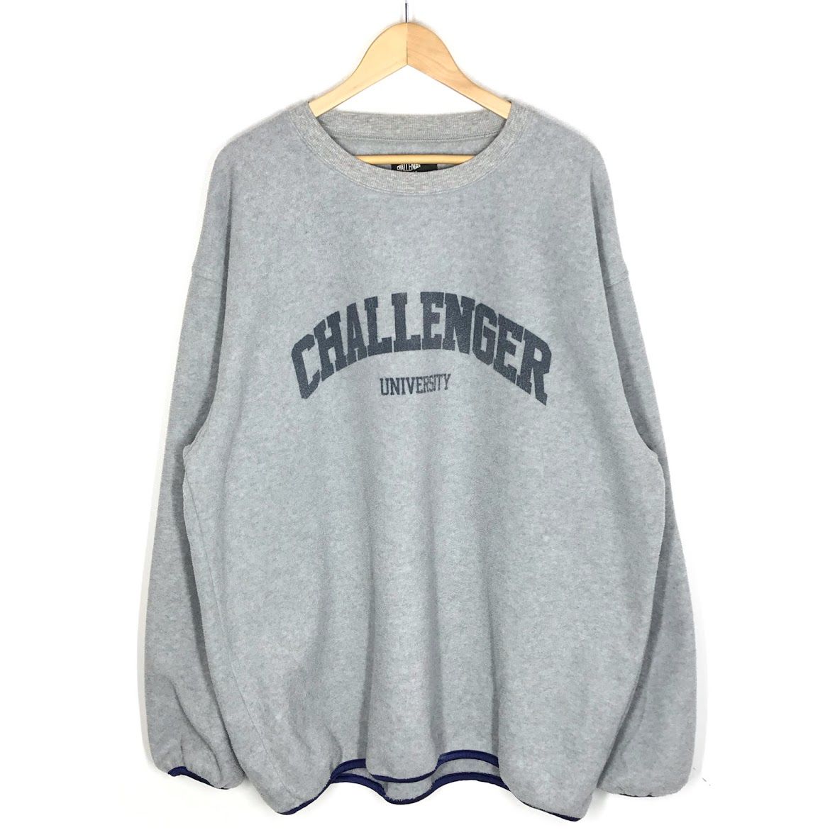 倉吉店 CHALLENGER チャレンジャー COLLEGE LOGO C N FLEECE フリーストレーナー CLG-CS 022-005 グレー サイズ XL 103